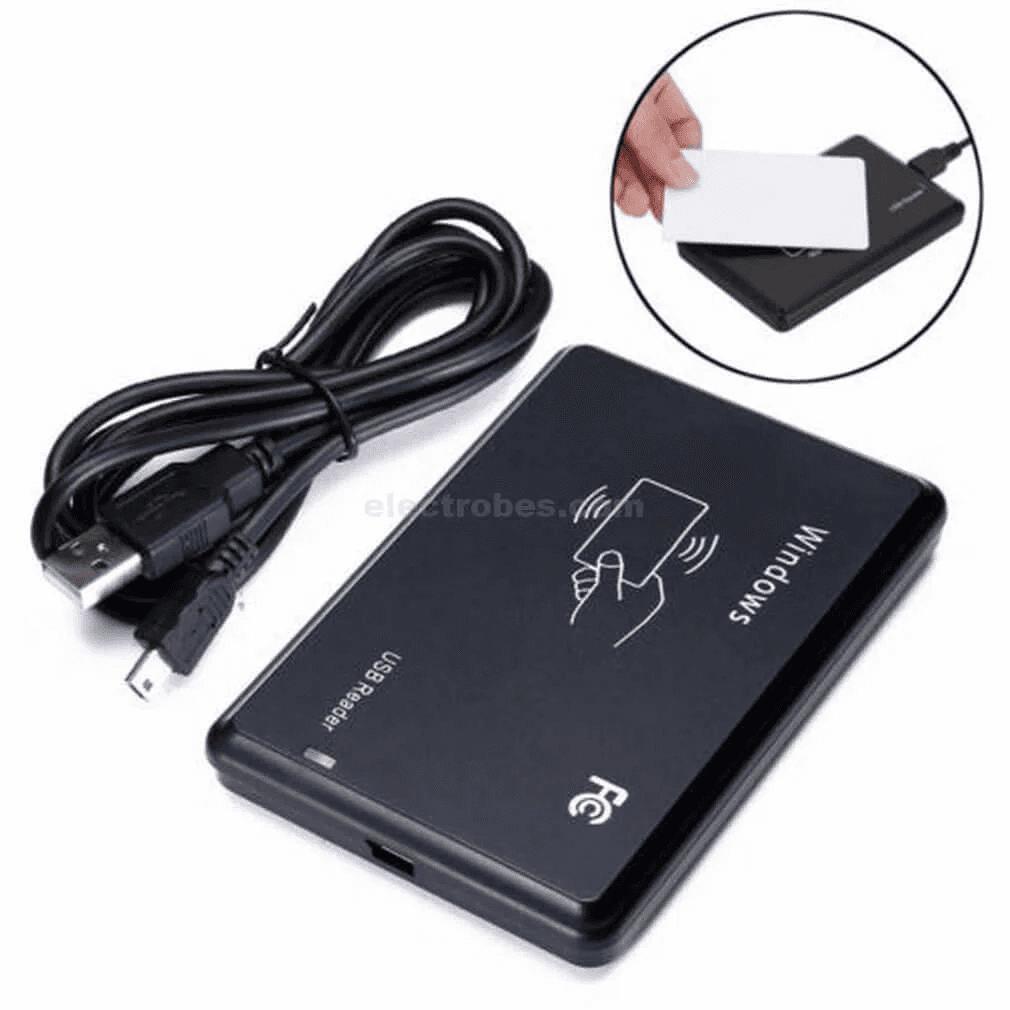USB Mifare RFID card reader used with Warehouse Pro